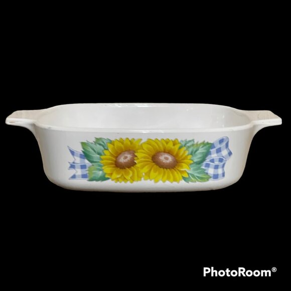 Vintage Corning Ware Sunsation 1-Liter Casserole Dish - Picture 1 of 4